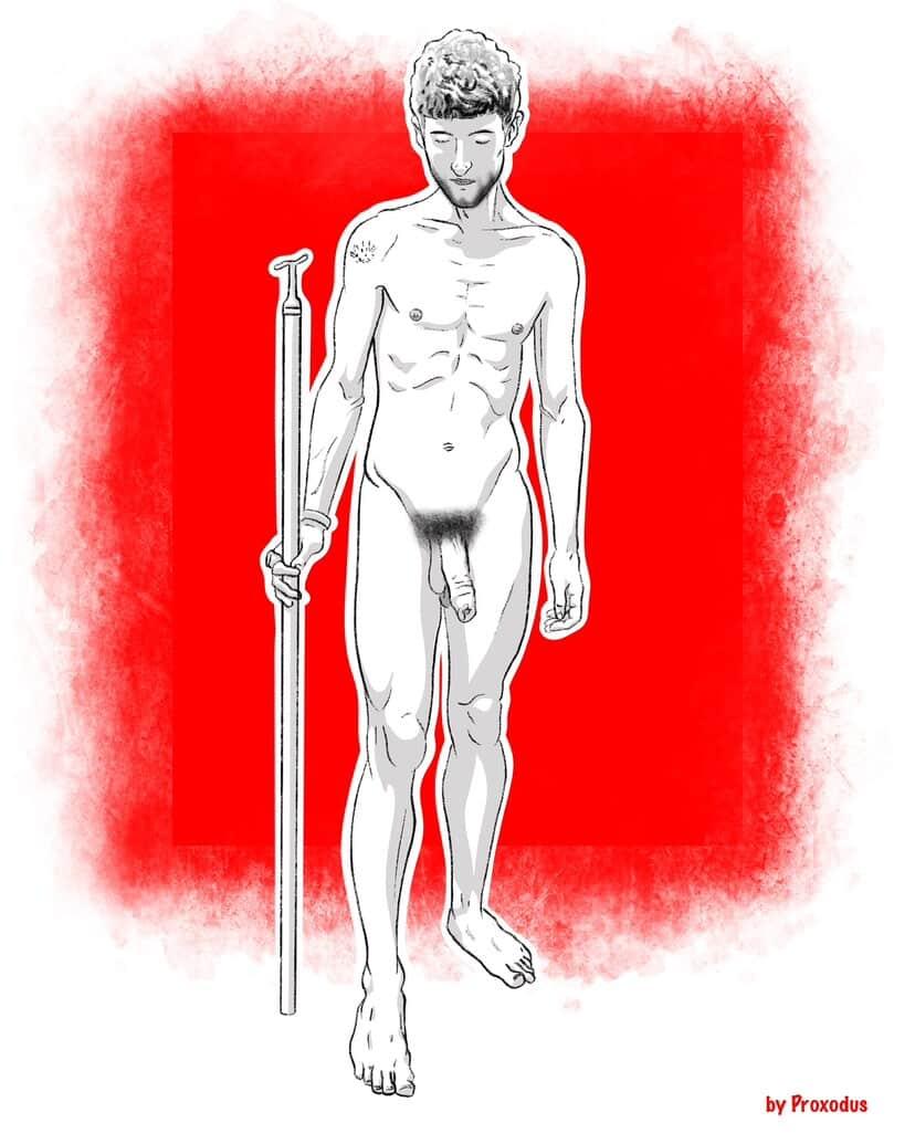A painting of Chris by Proxodus Red Carpet
